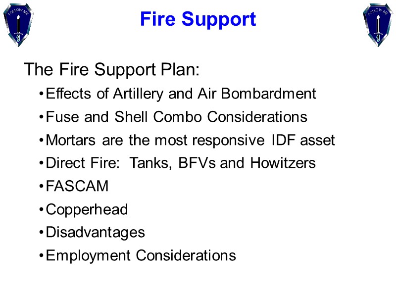 The Fire Support Plan: Effects of Artillery and Air Bombardment Fuse and Shell Combo
